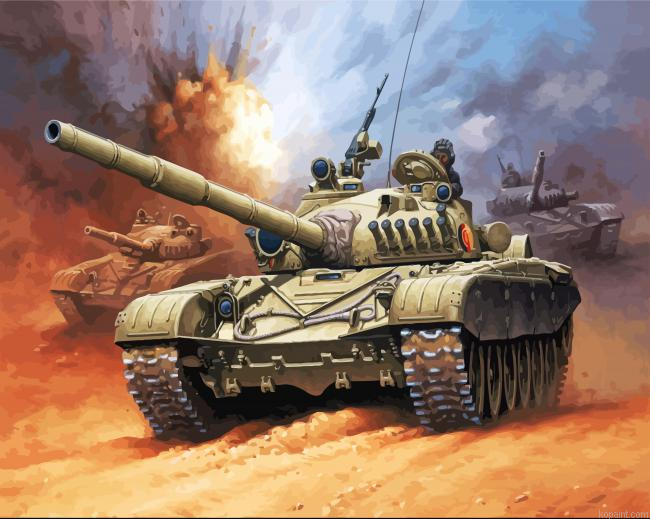 Battle Scene Tank Paint By Numbers.png