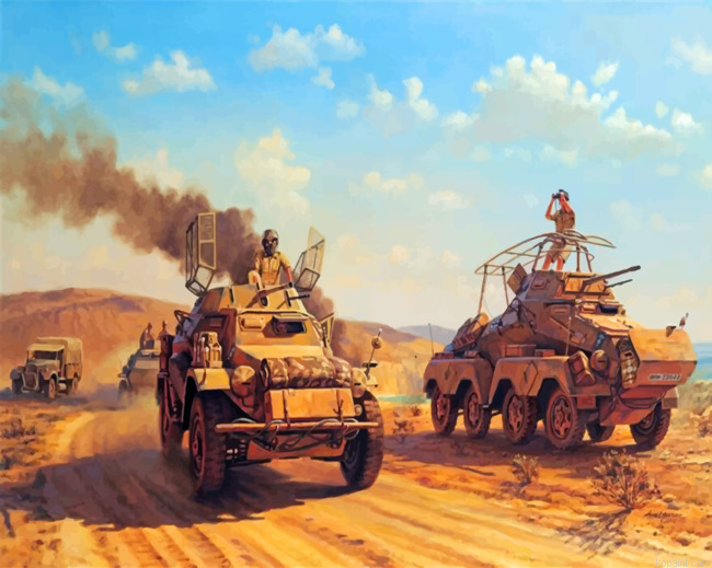 Battle Tanks Art Painting By Numberss.png