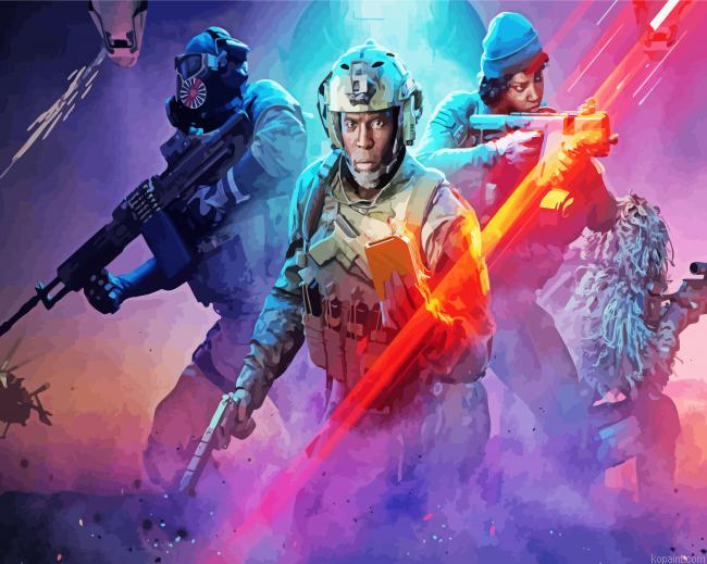 Battlefield Game Characters Painting By Numberss.png