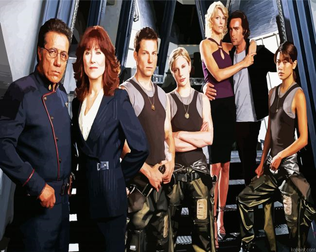 Battlestar Characters Paint By Numbers