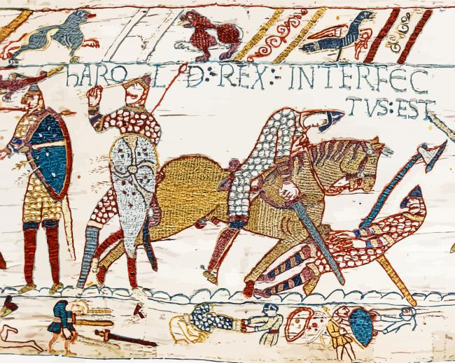 Bayeux Tapestry Illustration Paint By Numbers