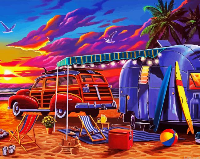 Beach Camp Painting By Numberss.png