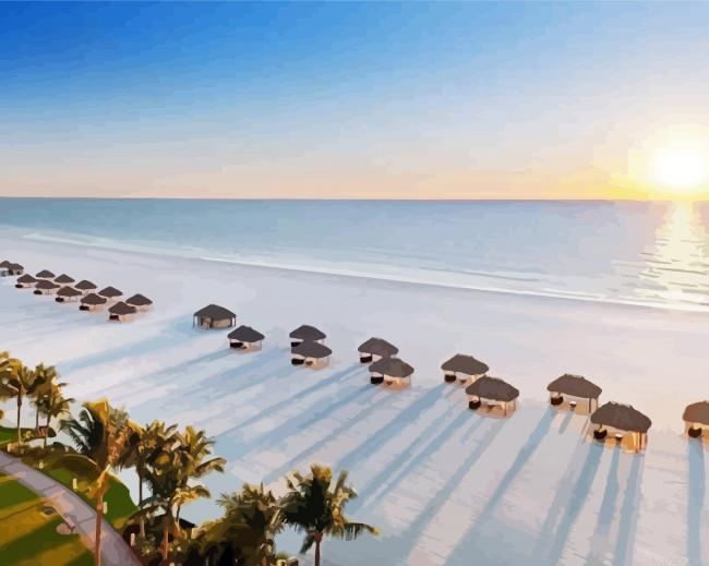 Beach In Marco Island Florida Painting By Numberss.png