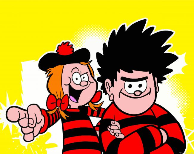 Beano Characters Painting By Numberss.png
