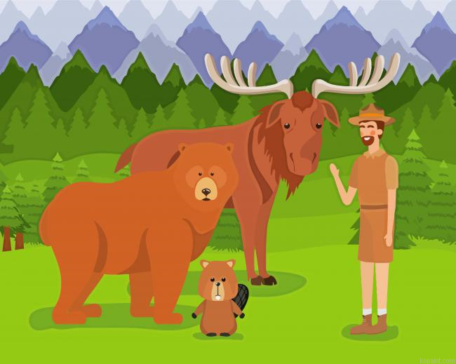Bear And Moose Painting By Numberss.png