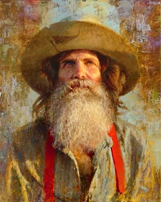 Bearded Cowboy Painting By Numberss.png