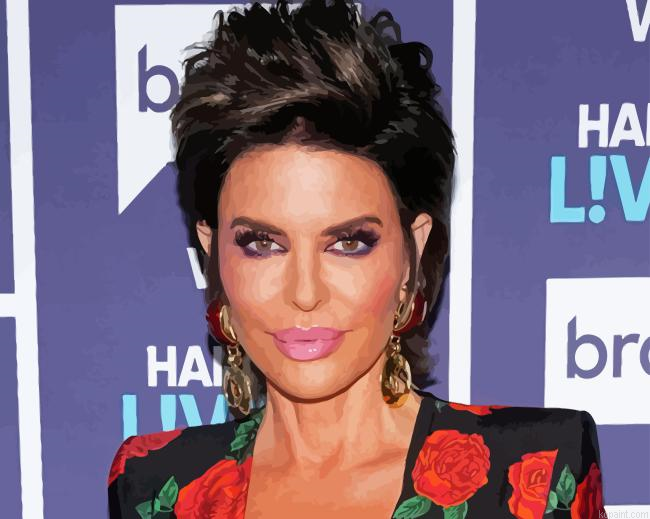Beautiful Actress Lisa Rinna Painting By Numberss.png