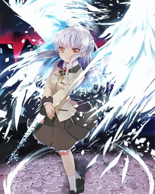Beautiful Angelic Anime Girl Painting By Numberss.png