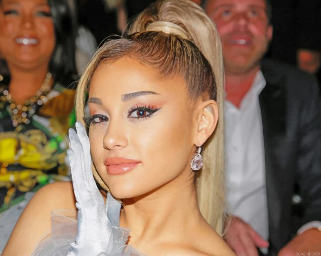 Beautiful Ariana Grande New Painting By Numberss.png