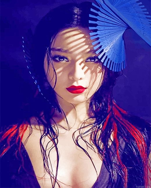 Beautiful Asian Woman New Painting By Numberss.png