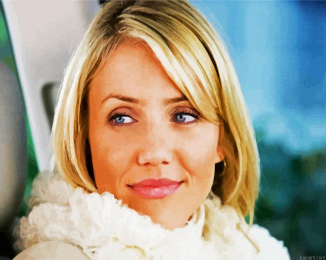 Beautiful Cameron Diaz Painting By Numberss.png