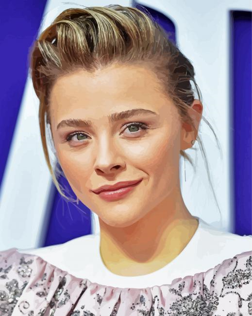 Beautiful Chloe Grace Moretz Actress Painting By Numberss.png