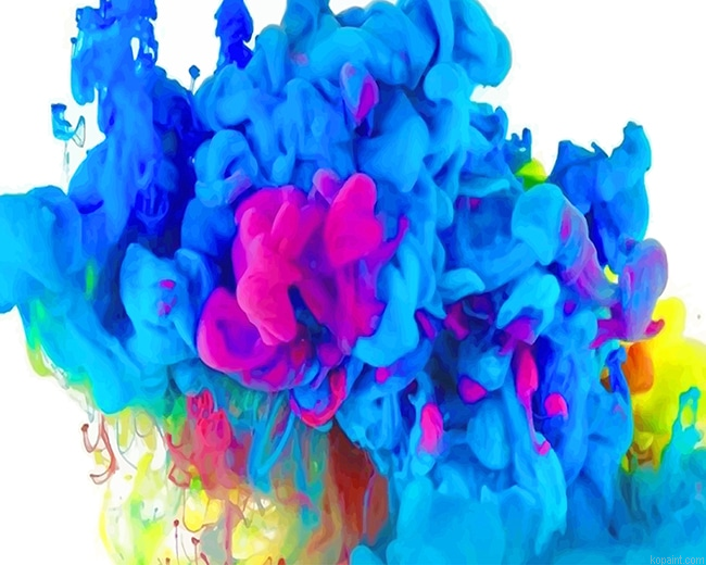 Beautiful Colorful Smoke New Painting By Numberss.png