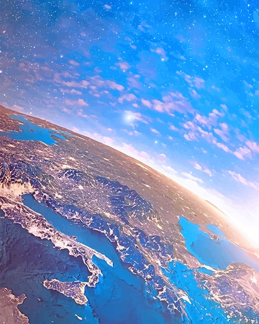 Beautiful Earth New Painting By Numberss.png