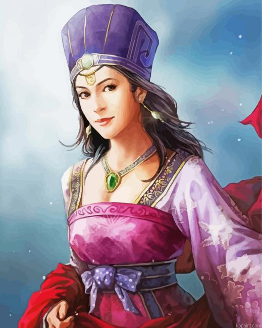 Beautiful Lady Painting By Numberss.png