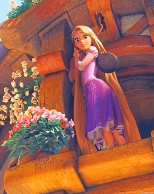 Beautiful Rapunzel New Painting By Numberss.png