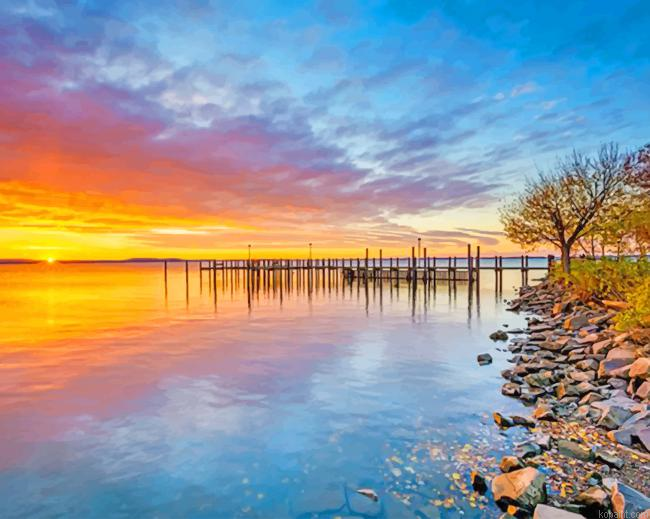 Beautiful Sunset Maryland New Painting By Numberss.png