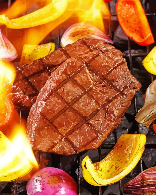 Beef Steak Painting By Numberss.png