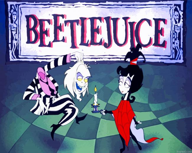Beetlejuice Cartoon Painting By Numberss.png