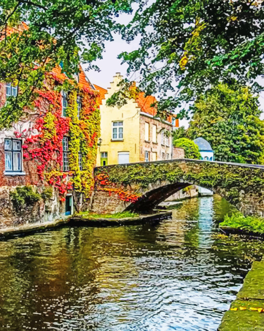 Belgium Landscape Painting By Numberss.png