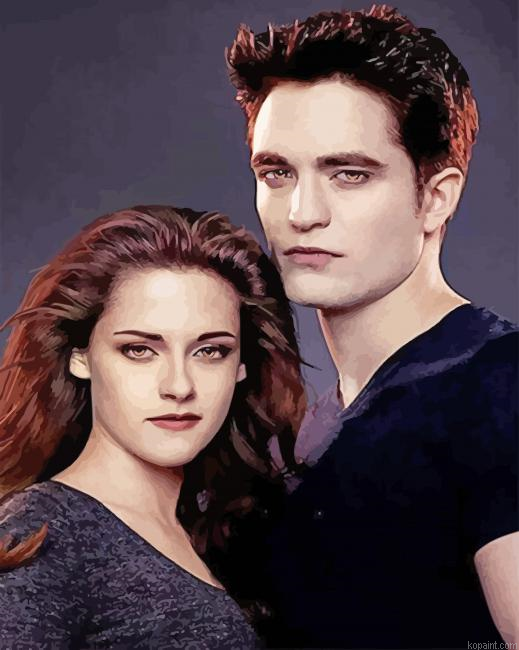 Bella And Edward Twilight Painting By Numberss.png