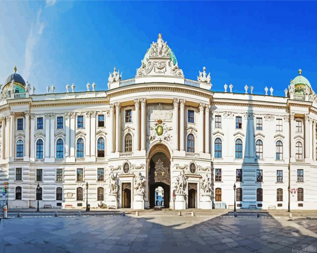 Belvedere Palace Wien Paint by Numbers
