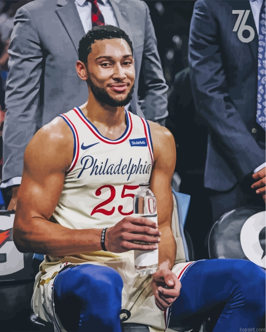 Ben Simmon Philadelphia 76ers Painting By Numberss.png