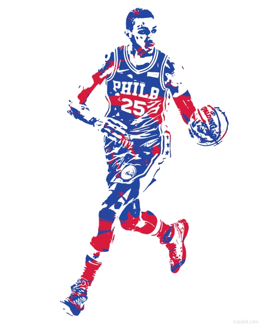 Ben Simmons Philadelphia 76ers Painting By Numberss.png