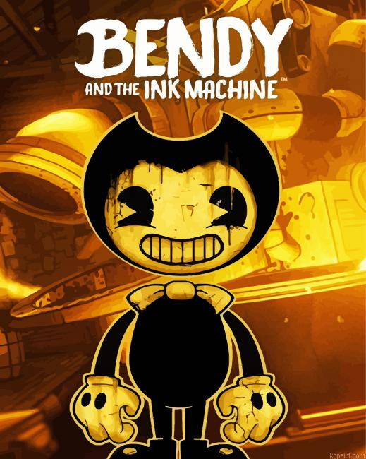 Bendy And The Machine Painting By Numberss.png