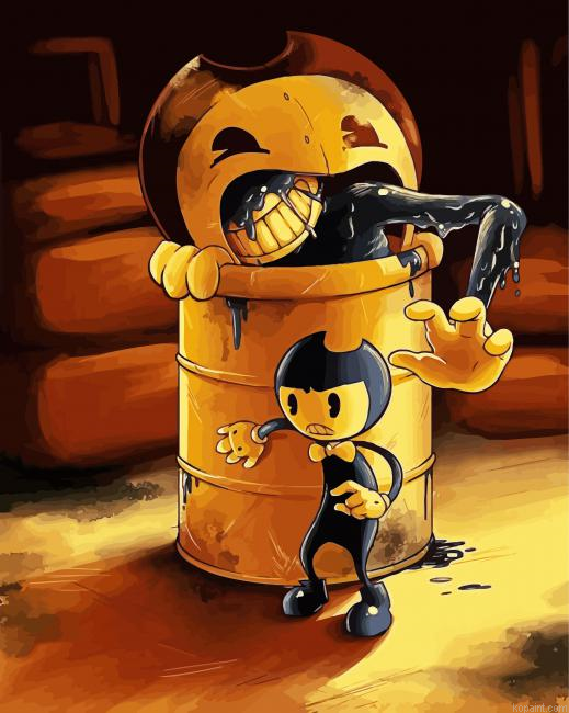 Bendy Game Character Painting By Numberss.png