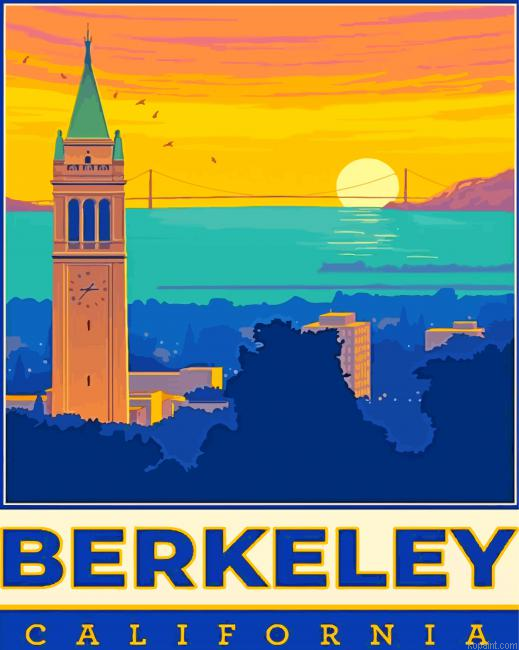 Berkeley Poster Paint By Numbers