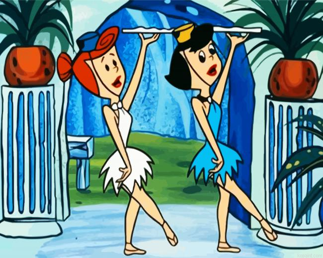 Betty And Wilma Paint By Numbers