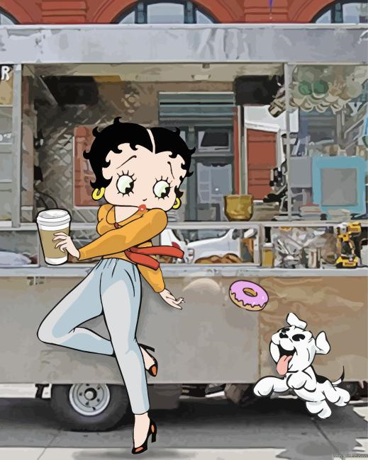 Betty Boop And Her Dog Painting By Numberss.png