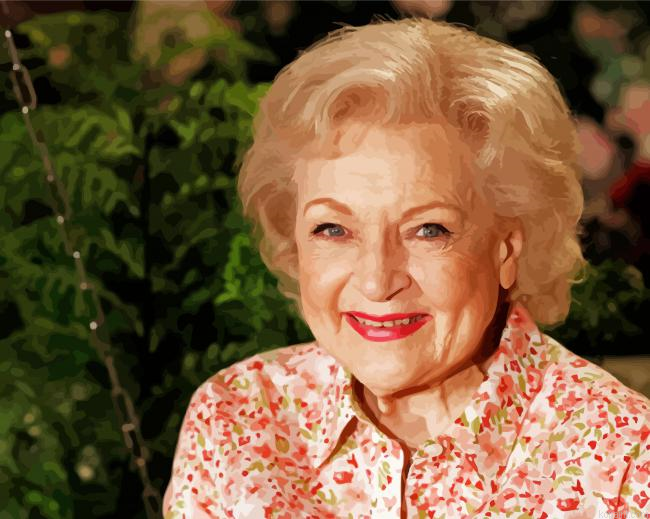 Betty White Actress Painting By Numberss.png