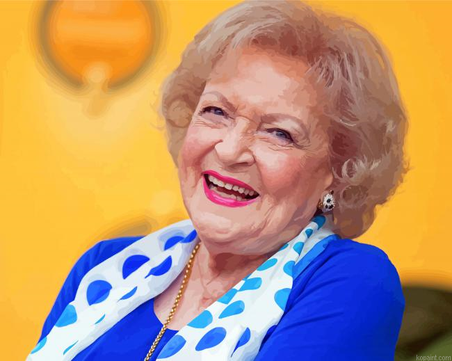 Betty White Painting By Numberss.png