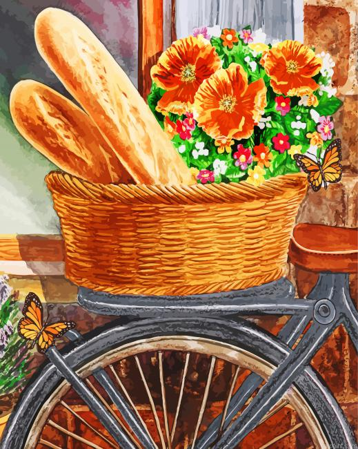 Bicycle And Basket Painting By Numberss.png