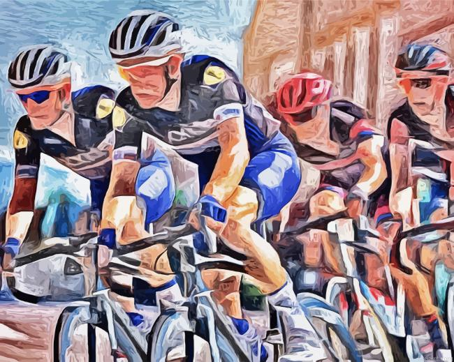 Bicycle Racing Painting By Numberss.png