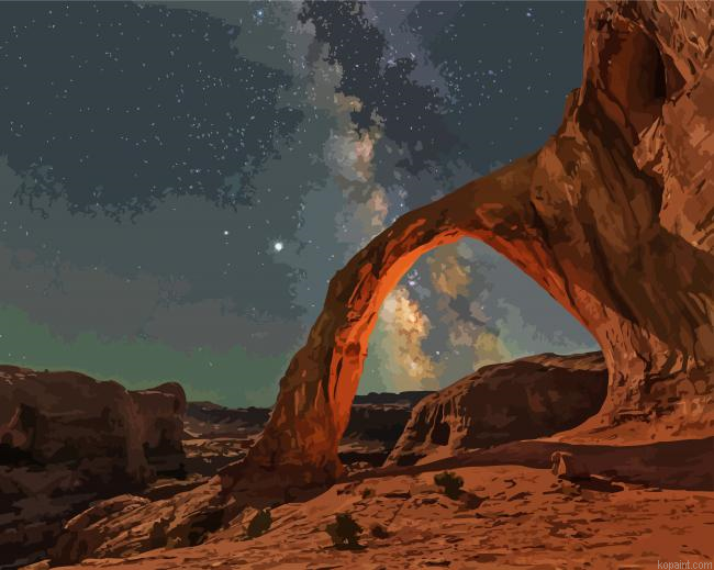 Big Bend National Park Night Sky Painting By Numberss.png