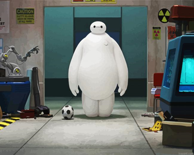 Big Hero Baymax Robot Painting By Numberss.png