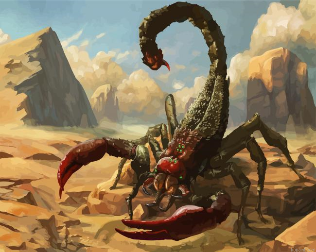 Big Scorpion Paint By Numbers.png