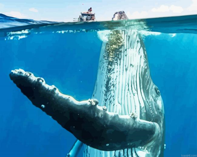 Big Whale Under Boat Painting By Numberss.png