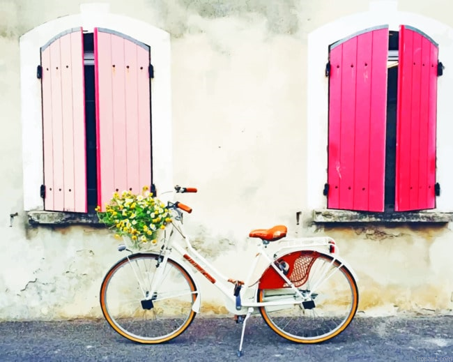Bike With Pink Windows New Painting By Numberss.png
