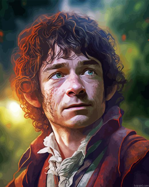 Bilbo Baggins Art Painting By Numberss.png