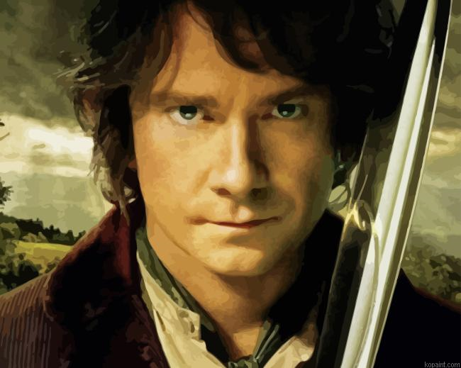 Bilbo Baggins Hobbit Character Painting By Numberss.png