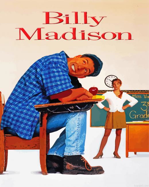 Billy Madison Poster Painting By Numberss.png