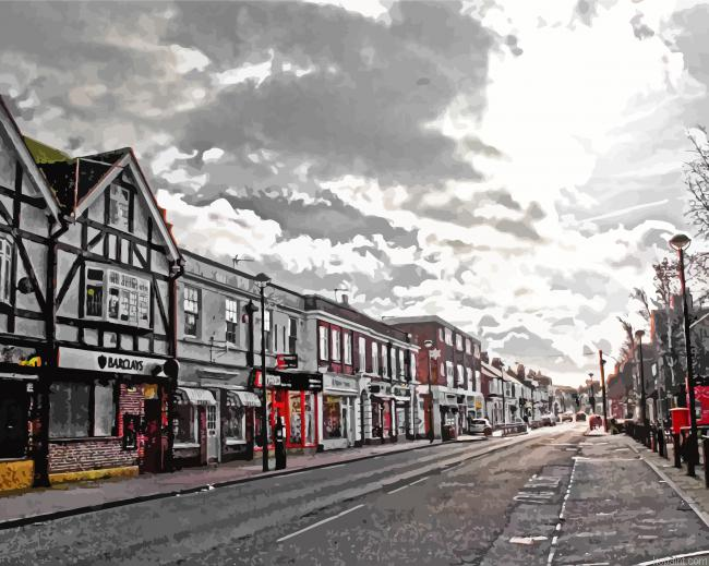 Birchington On Sea Street Painting By Numberss.png