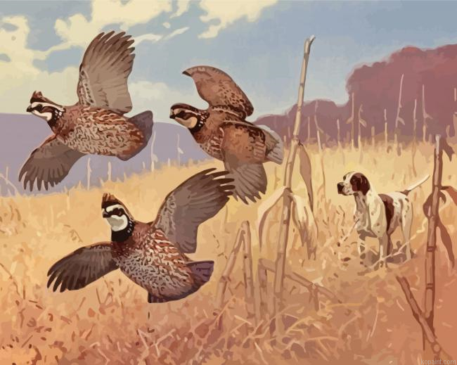 Bird Hunting Scenes Painting By Numberss.png