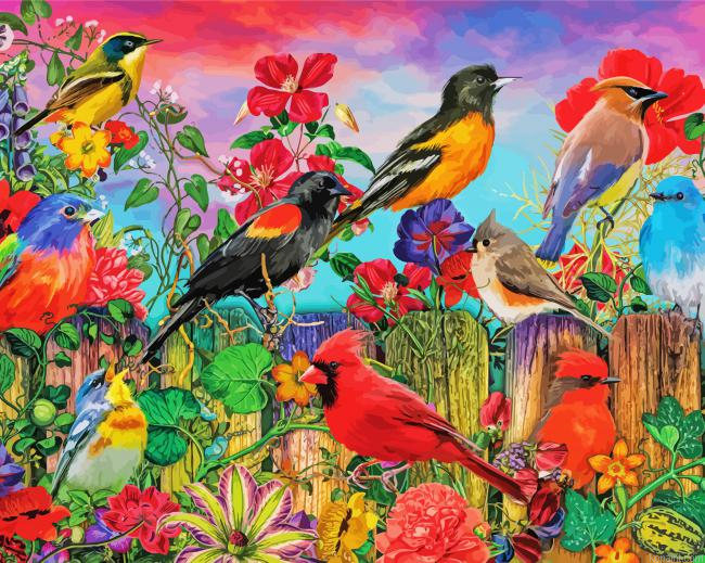 Birds And Blooms Painting By Numberss.png