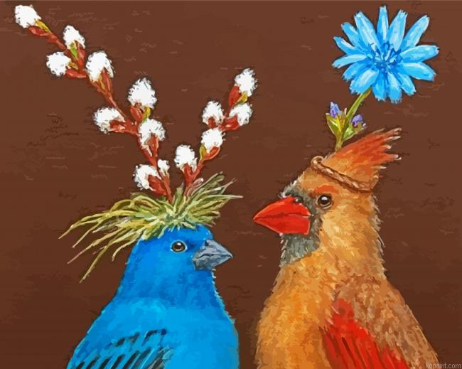 Birds Animation Paint By Numbers
