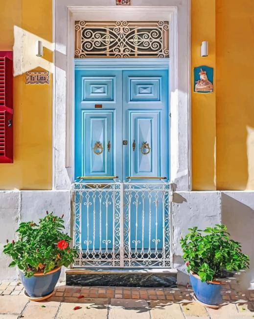 Birgu Malta Building Painting By Numberss.png